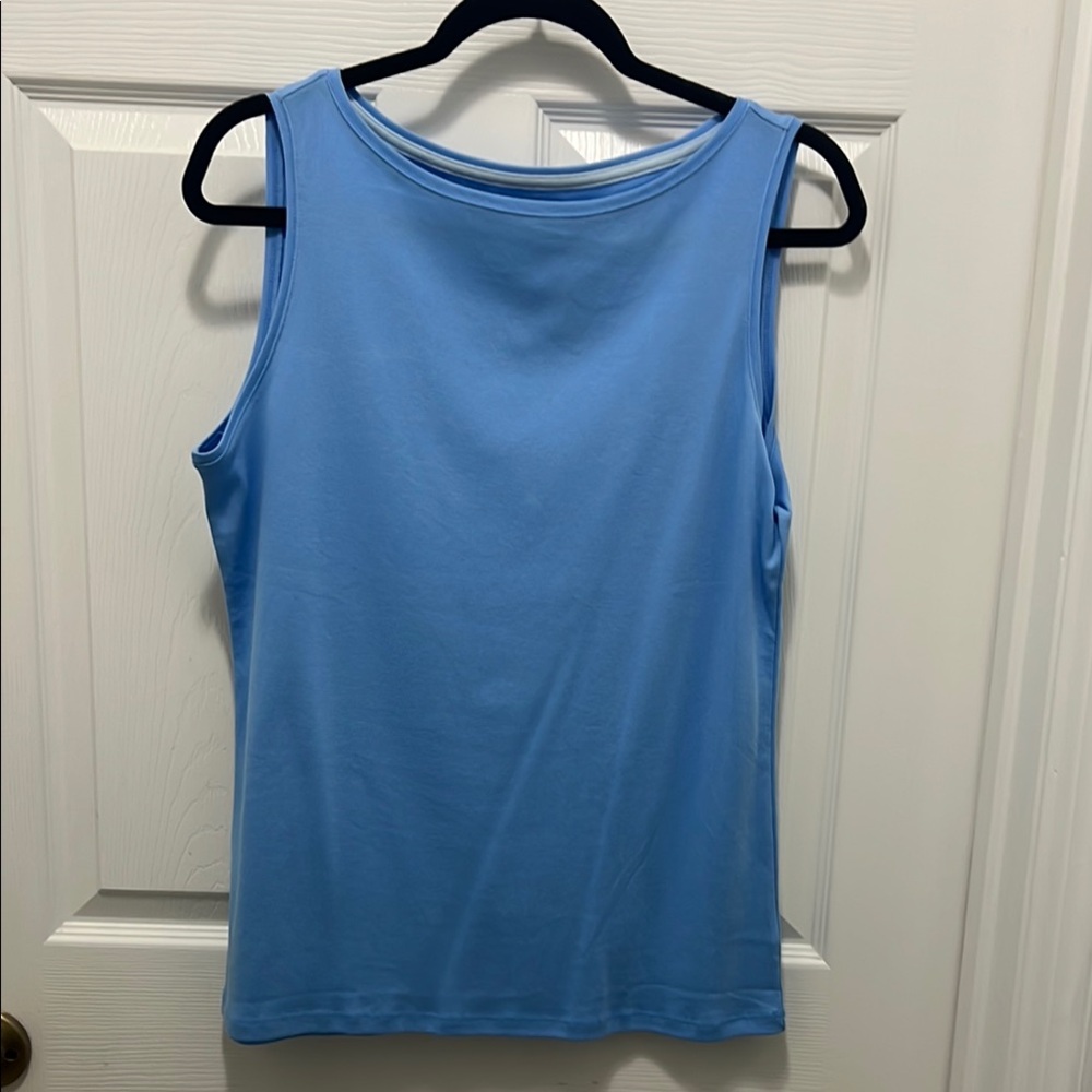 Talbots Light Blue Tank Top